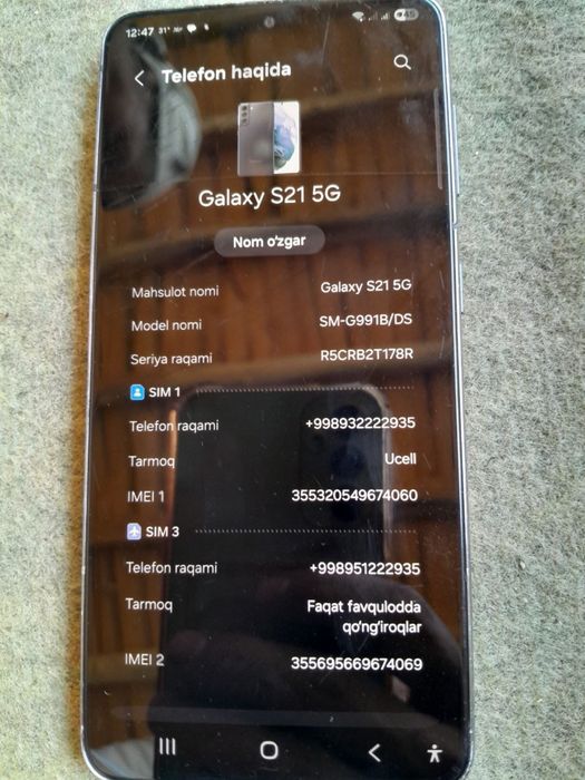 Samsung S21 5g obmen