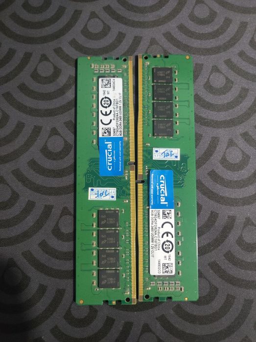 оперативка 16(2*8) ddr4 2400
