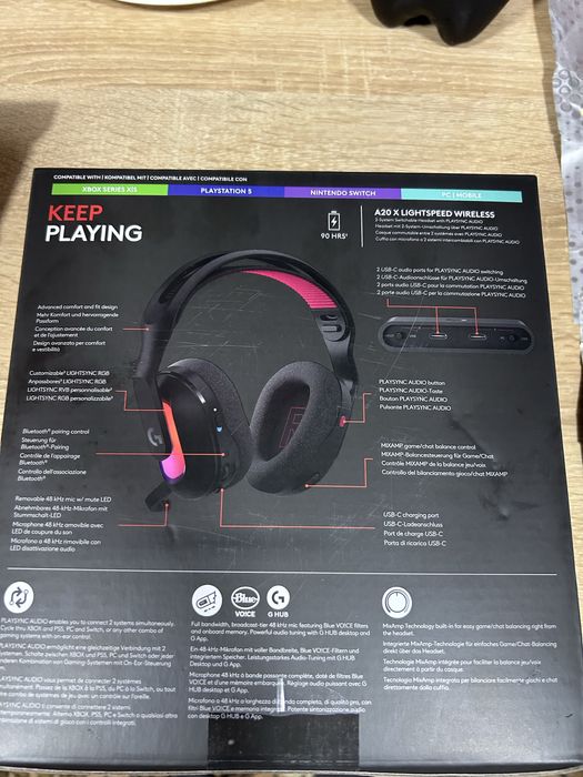 Casti Logitech  wireless A 20X Noi sigilate .