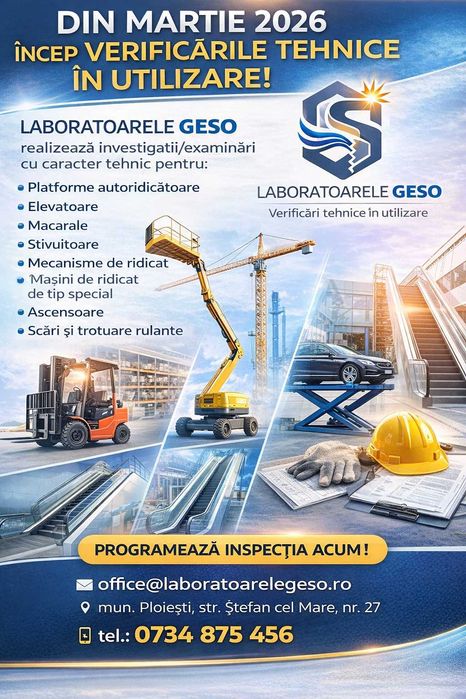 Expertize Tehnice la instalatii de ridicat - ISCIR