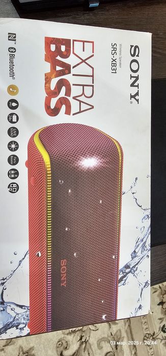 Продам портативную акустику SONY SRS-XB31
