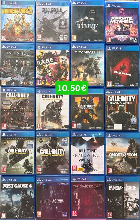 Playstation 4 игри Call of Duty/ Assasin's Creed/ Horizon/ Ark