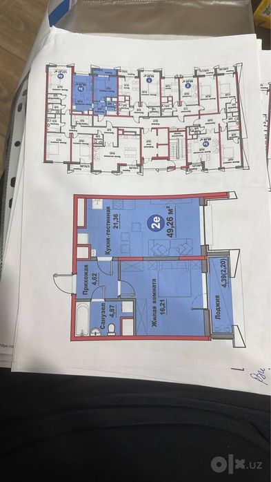 2х ком 49.26м2 Продается ЖК Regnum Plaza Мирзо Улугбекский район