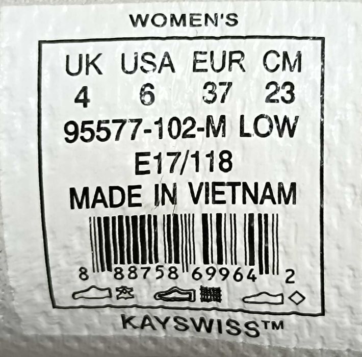 Кроссовки бренд KSwiss женские новые размер 37