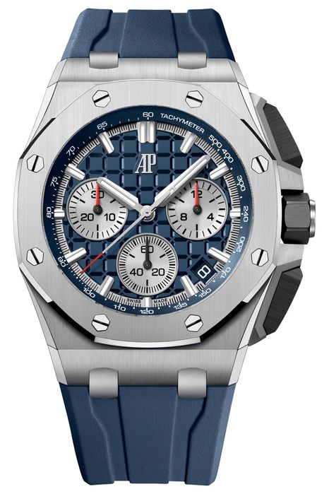 Часовник Audemars Piguet Royal Oak Offshore 43 Titanium Blue Dial