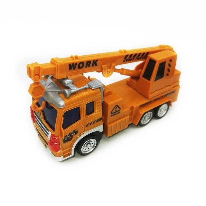 Jucarie autobuz,cisterna,macara cu baterii, lumini si sunete,20cm, noi