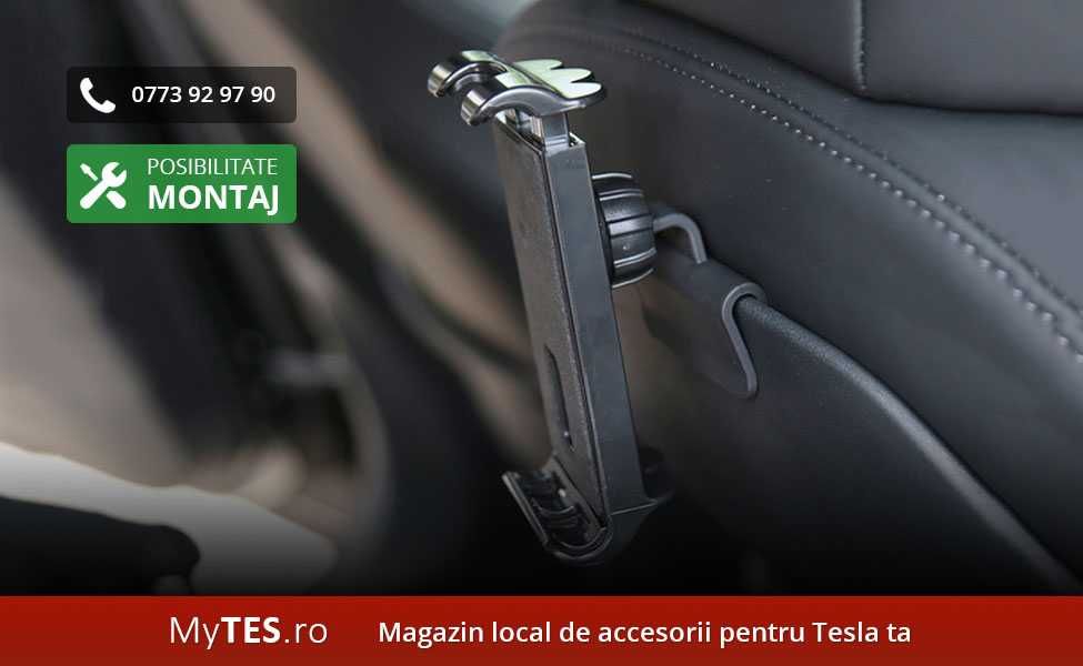 Suport telefon / tableta pt pasager bancheta - Tesla Model 3/Y