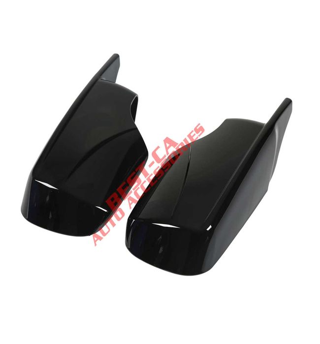Капаци огледала със щипки черен пиано лак Batman подходящи за BMW E46