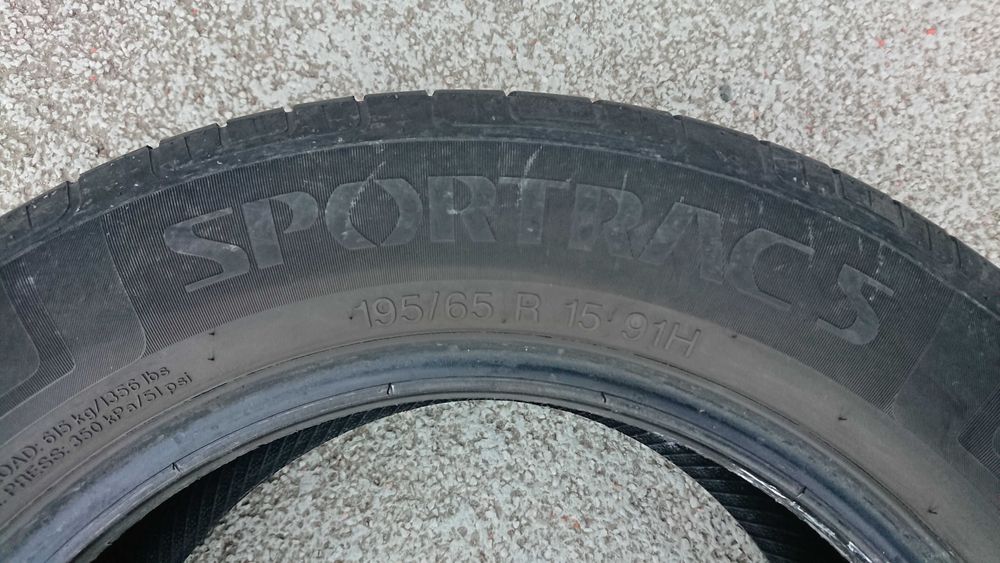 2бр. летни гуми 195/65/15 Vredestein Sportrack 5