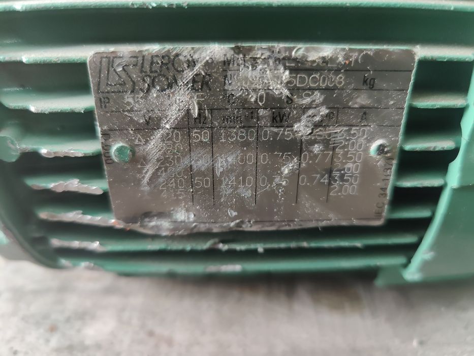 Motor electric trifazat, 0.75kW, 1500rpm, 380V