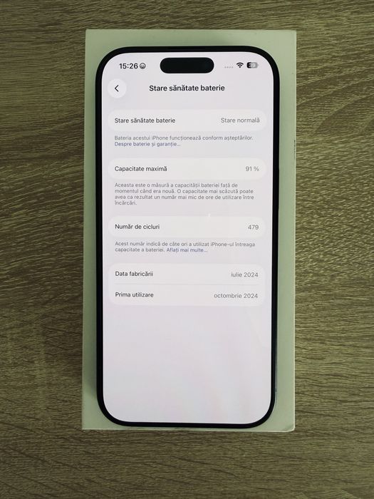 iPhone 16 pro 128 gb black