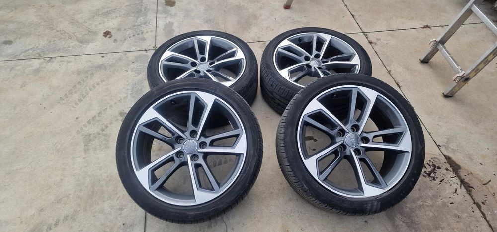 Jante Audi B9  R18 S-LINE + Pirelli P7 245/40 R18 – IMPECABILE