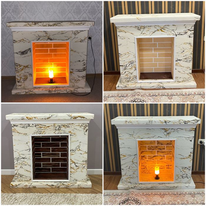 Фальш камин. Изделия из пенопласта