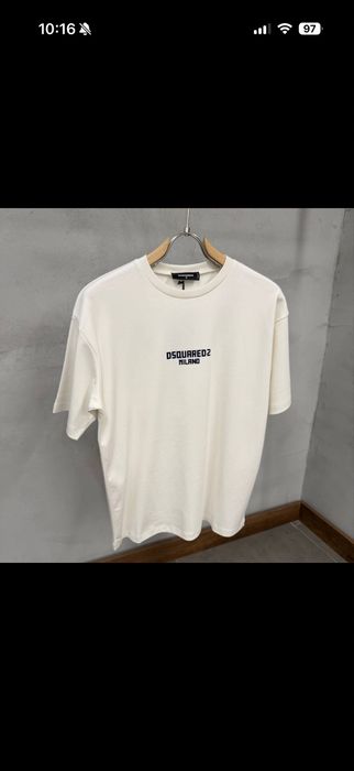 Tricou Dsq alb calitate Premium