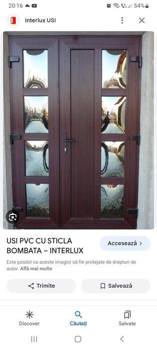 Tâmplărie PVC și geam termopan