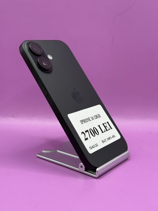 Iphone 16 128Gb 100% •Amanet Matei Crangasi•52421