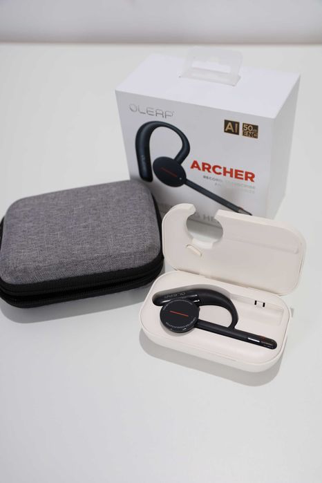 Oleap Archer AI Meeting Headset, transcripție AI, noise cancel 50dB, nou