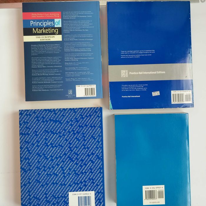 Principles of Marketing,  International economics, Economics