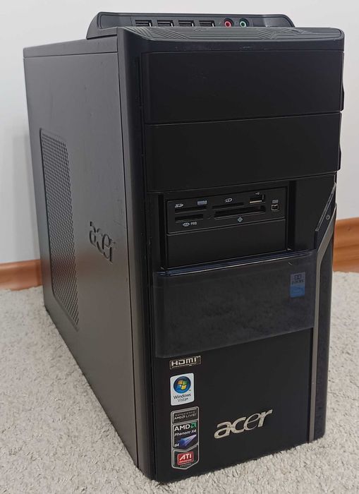 Calculator Unitate PC Gaming Acer AMD Quad x4 Ram 8G CS GO.Windows 10