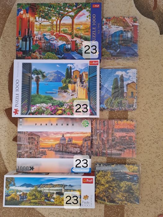 Vand puzzle 2000, 1000 si 500 piese