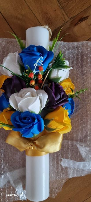 Lumanare botez pentru baietel sau fetita