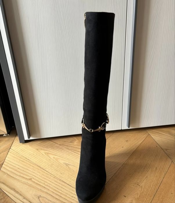 Дамски кожени ботуши Cesare Paciotti