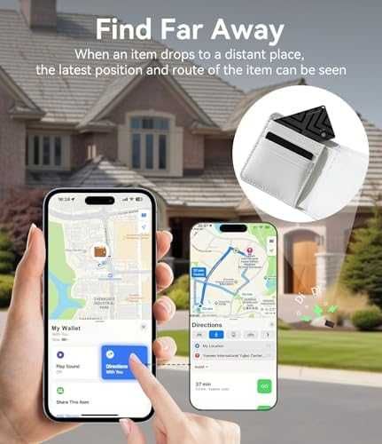 Apple Find My Wallet Tracker MFi Тракер За Портфейл 2 броя антикражба