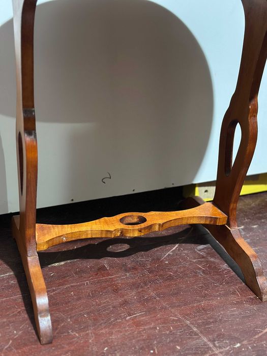 Masuta de cafea stil rustic din lemn masiv; Masa cu blat 50x37; Scaun