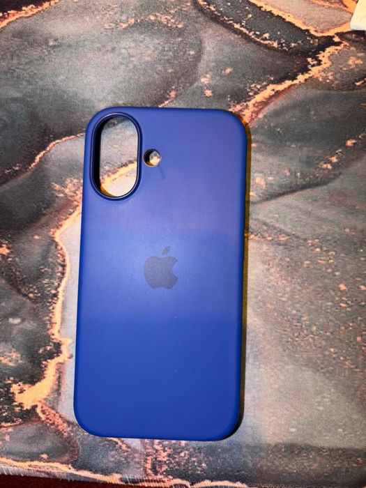 Husa iPhone 16 Apple Silicone Case cu Magsafe - Ultramarine
