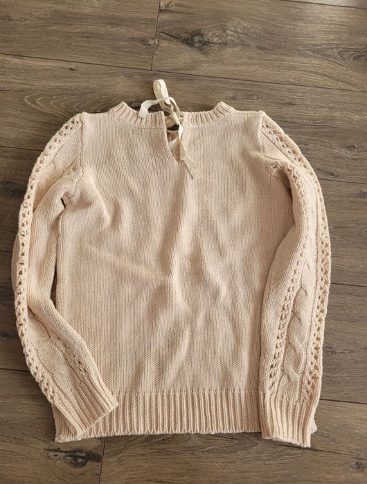 Bluza împletită crem mărimea M