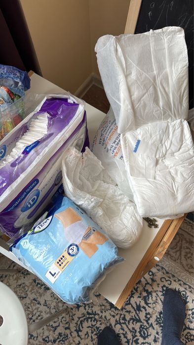 Продам взрослые подгузники, пеленка