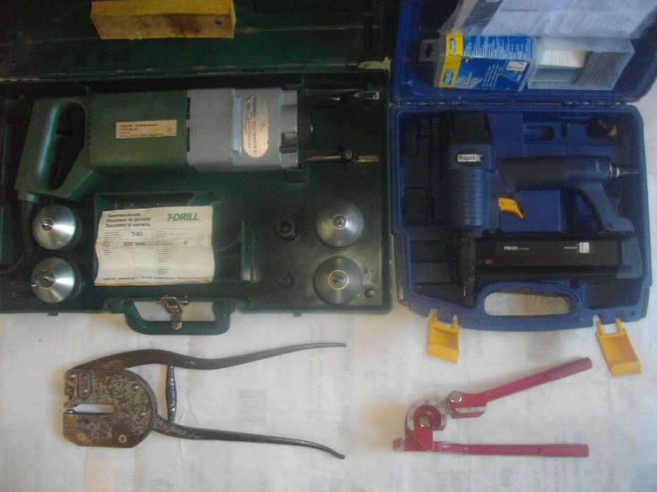 T-DRILL Машина формоване тръби/ Тръбогиб/ Такер пневматичен Щанц клещи