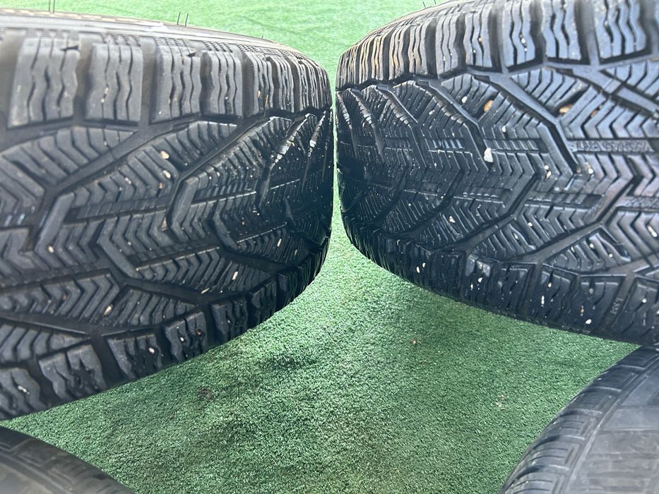 5х112 17 оргинални mercedes ET 38 със зимни гуми