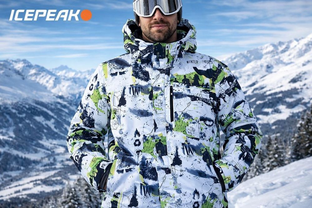 IcePeak (Финляндия) мужская мембранная куртка для зимних видов спорта