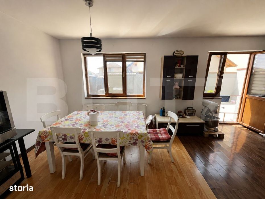 Casa individuala, 186 mp, un nivel, 1174 mp teren, zona Apahida