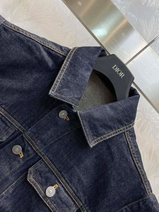 Дънков елек с цепки отстрани CD.