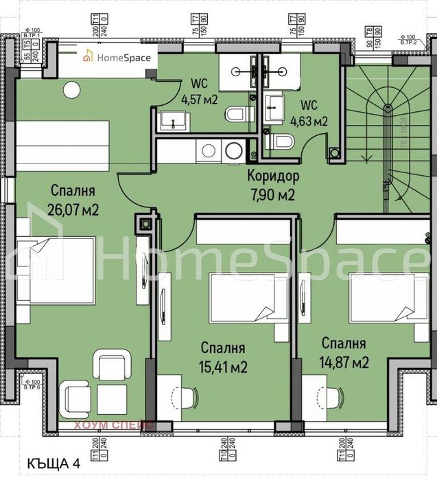 Продава се Къща в с. Панчарево, Област София-град - 253 кв.м за 1028 €/кв.м - Снимка #8
