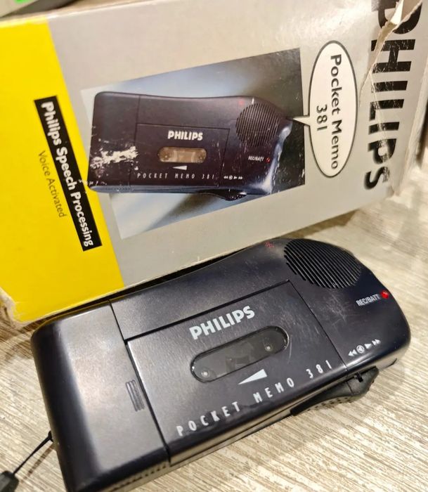 Dictafon reportofon Philips poket memo 381 stare perfectă de funcționa