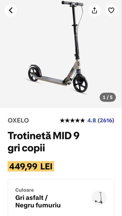 Trotineta oxelo mid 9