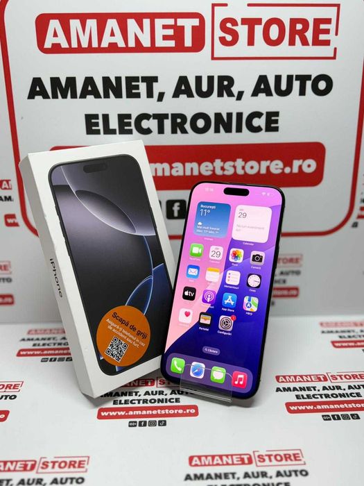 Iphone 16 Pro Max 256GB Bat.100% Amanet Store Braila [14494]