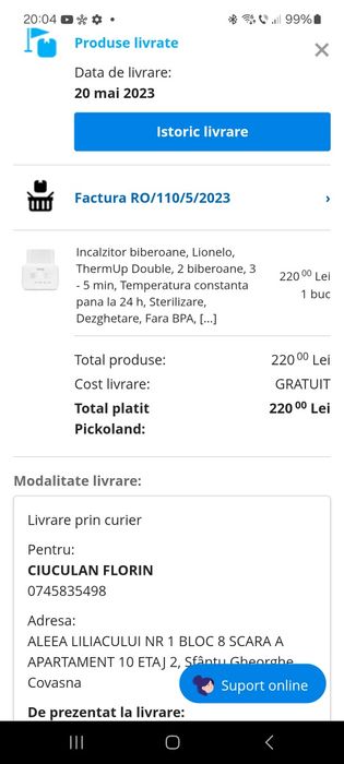 Incalzitor biberoane bebelusi.