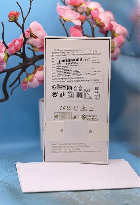 НОВ!!! Honor 600 Lite, 8GB RAM, 256GB, 5G, Velvet Grey