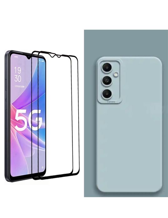 Samsung A15/A16/A25/A35/A55 Husa Interior Fin + Folie Sticla/Silicon