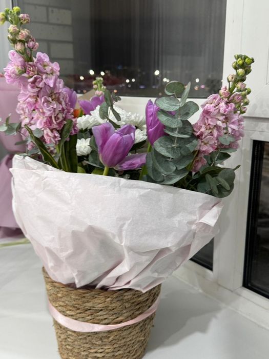 Цветы свежие, очень красивие