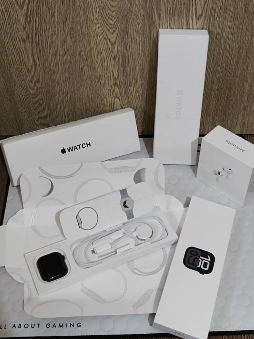 Apple Watch Seria 10 (Jet Black) 46mm Aluminium Case/  Full Box cu Garanție Activă (Ofertă  Preț)