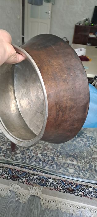 Mis qozon 4 5 kilo osh pishirsa boʻladi qadimiy