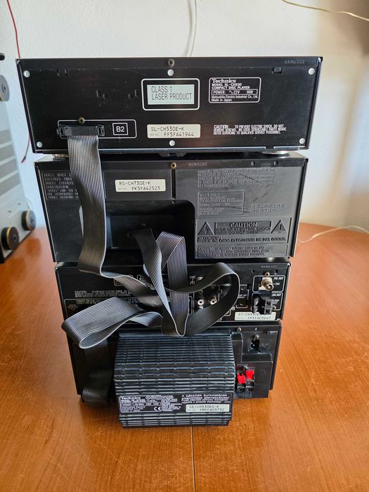 Sistem Hi-Fi Technics SC-CH530, CD MASH, dublu deck, Made Japan