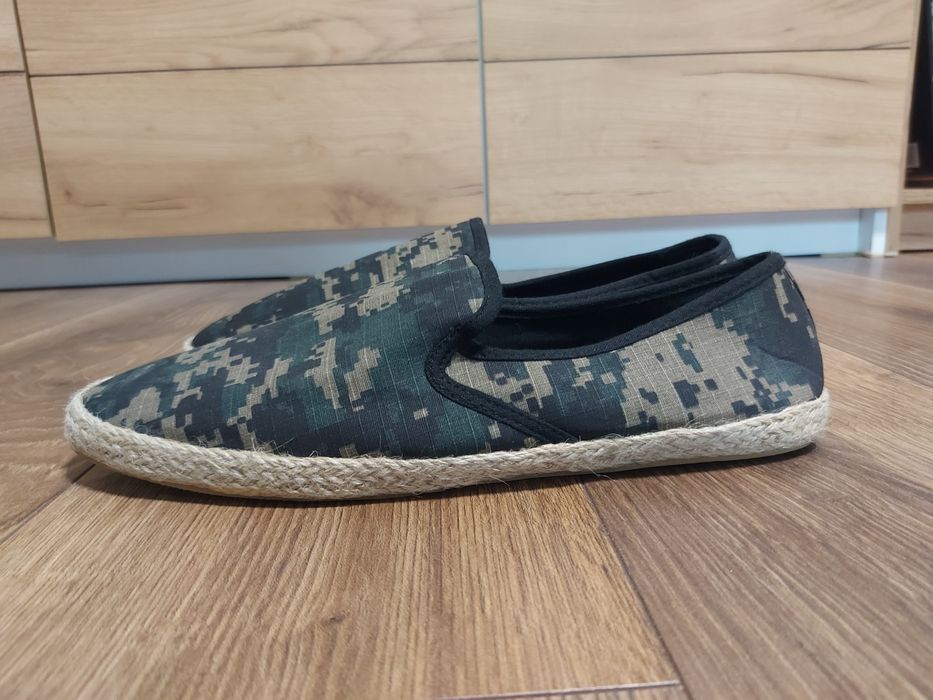 INEXTENSO espadrile barbati noi nr.44 verde (model militar)