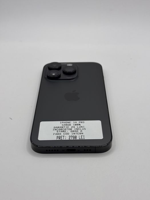 iphone 14 pro 128gb 100% Grad A Garantie 24 luni Rate - zonemag.ro