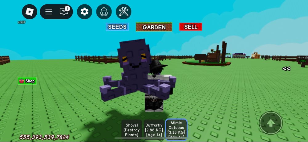 Grow a Garden продаю мимика